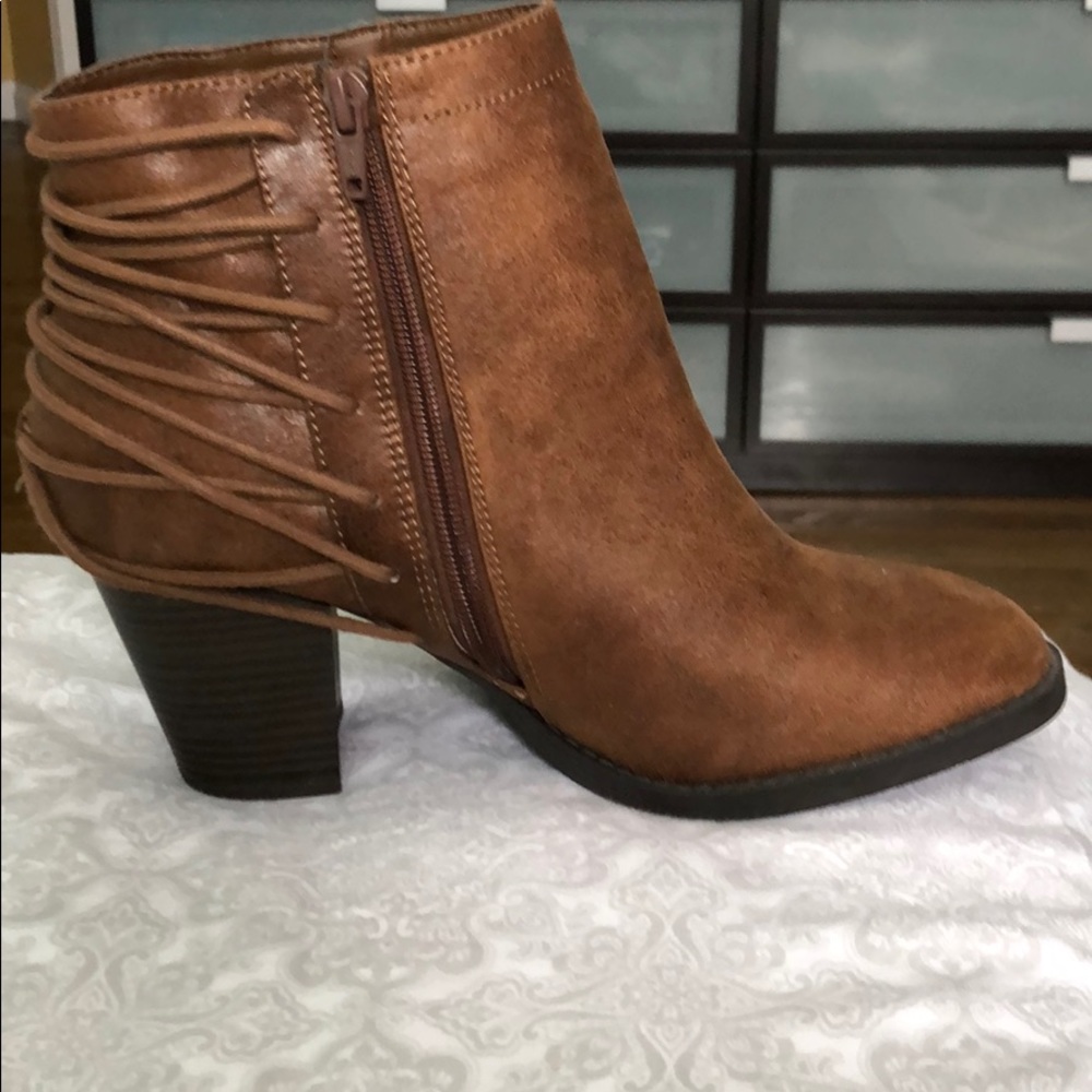 Brown booties